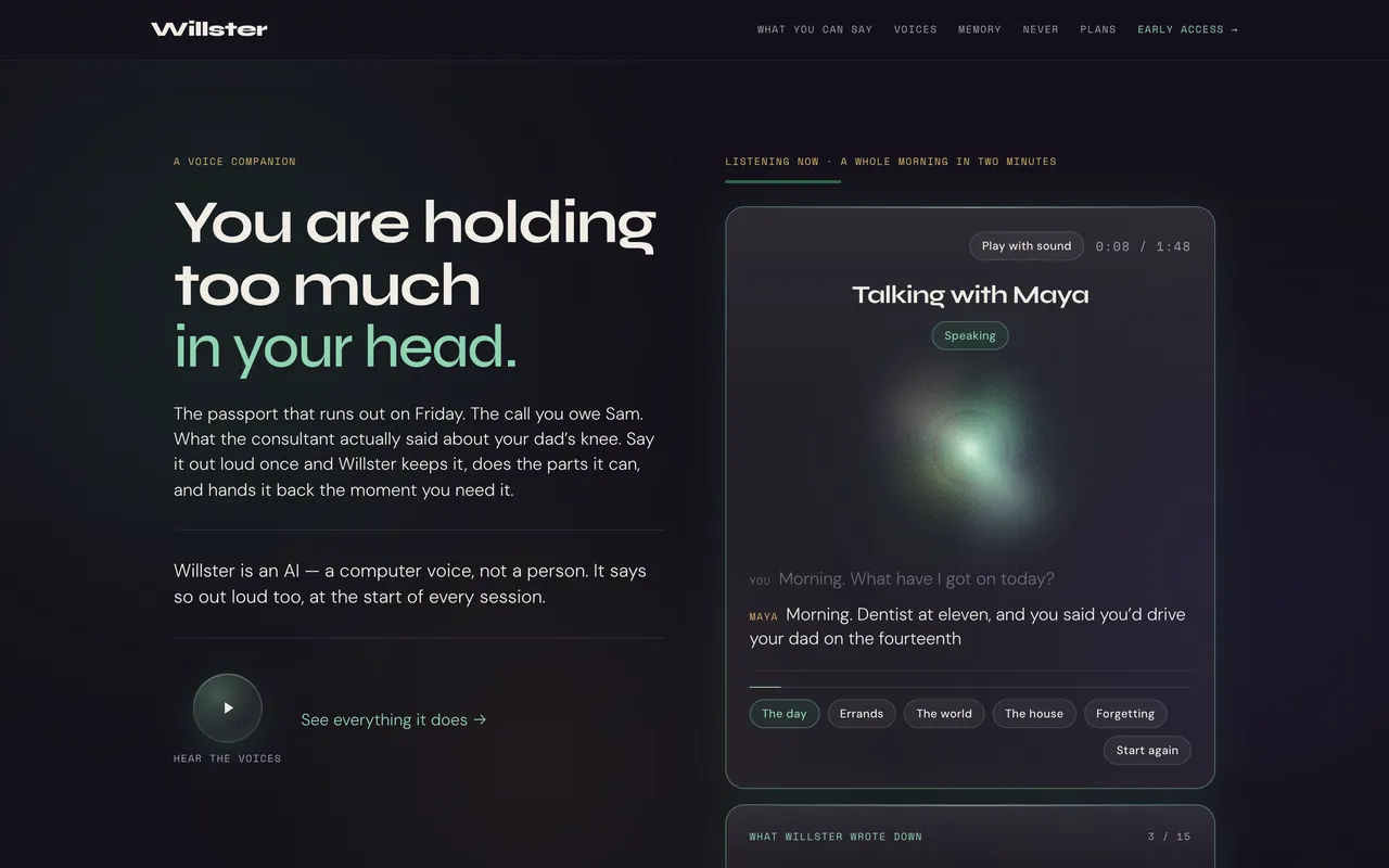 Aura Voice Companion — screenshot