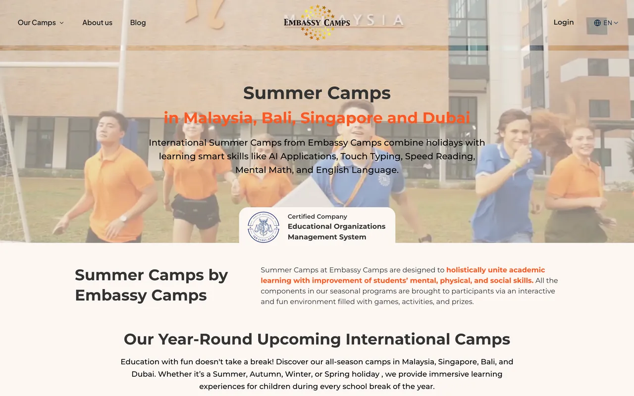 Embassy.camp — screenshot