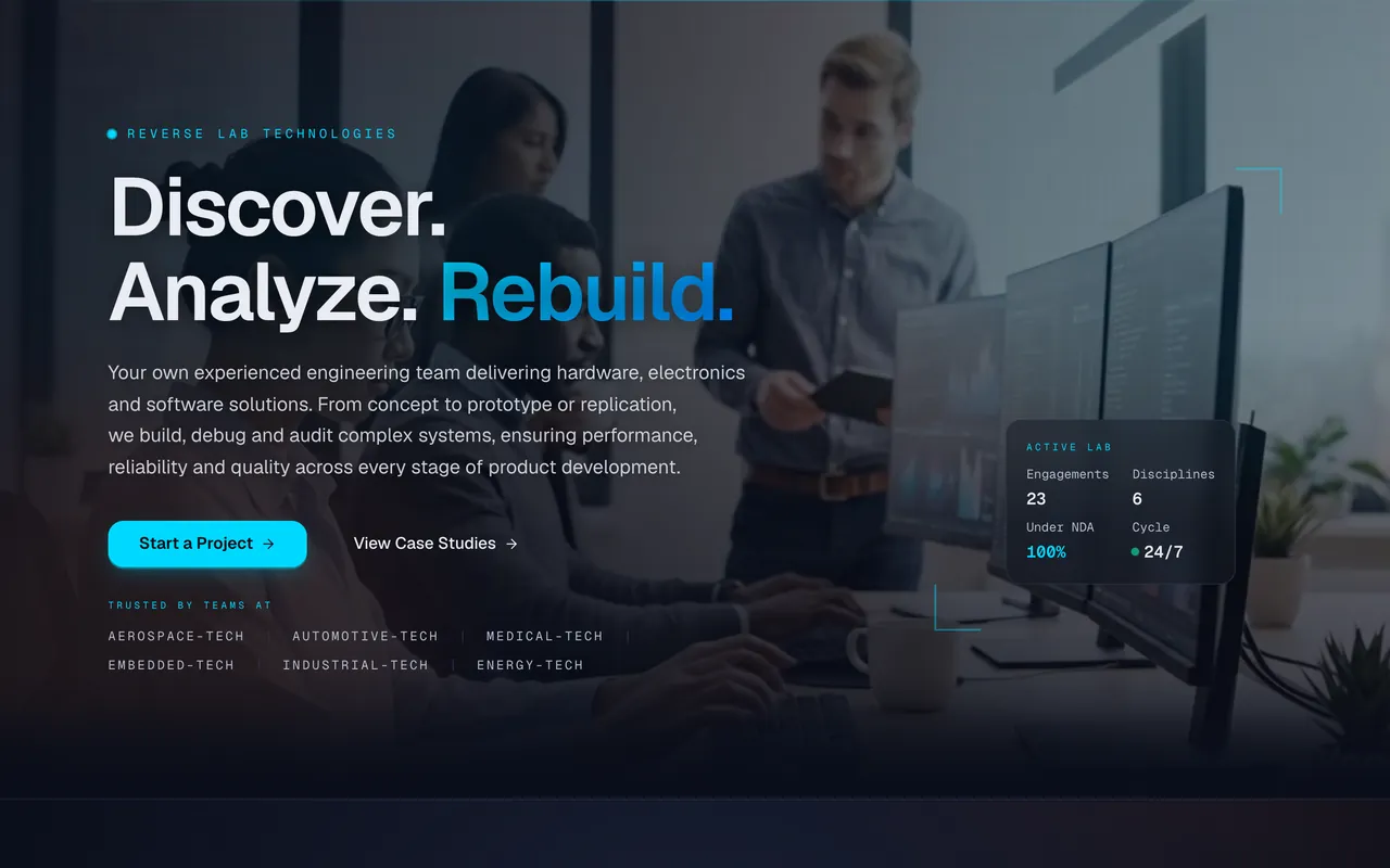 Reverse Lab — screenshot